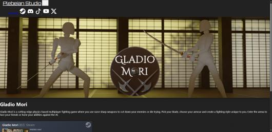 《Gladio Mori》游戏官网地址介绍